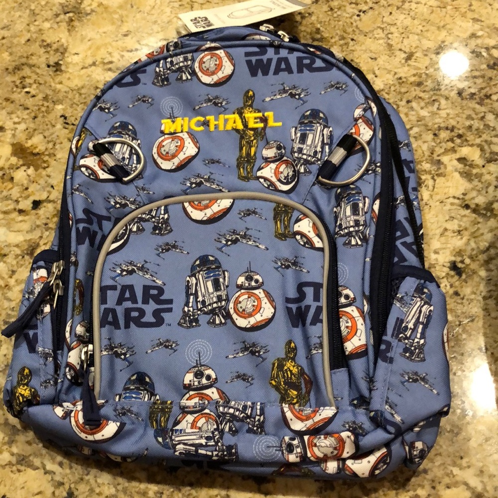 Potterybarn Star Wars Backpack and lunchbox NWT